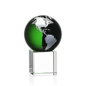 Haywood Globe Award - Green/Silver