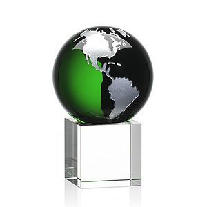 Haywood Globe Award - Green/Silver