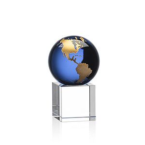 Haywood Globe Award - Blue/Gold