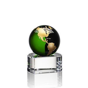 Dundee Globe Award - Green/Gold