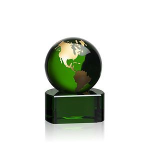 Marcana Globe Award - Green/Gold