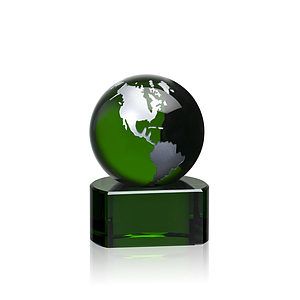 Marcana Globe Award - Green/Silver