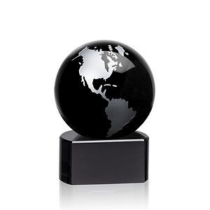 Marcana Globe Award - Black/Silver