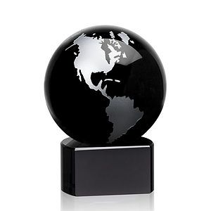 Marcana Globe Award - Black/Silver