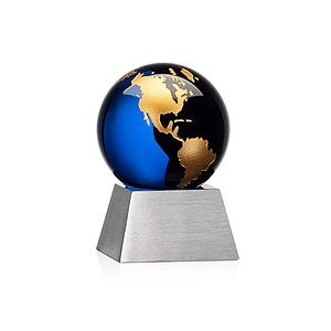 Ryegate Globe Award - Blue/Gold