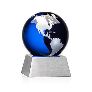 Ryegate Globe Award - Blue/Silver