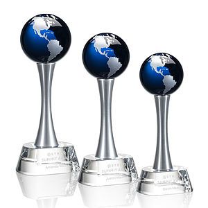 Willshire Globe Award - Blue 