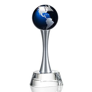 Willshire Globe Award - Blue 