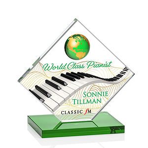 Ferrand VividPrint™ Award - Green/Gold