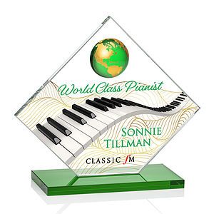 Ferrand VividPrint™ Award - Green/Gold