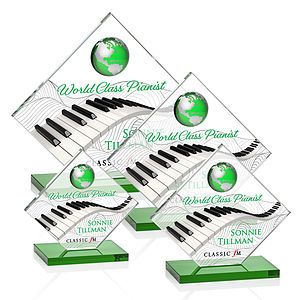 Ferrand VividPrint™ Award - Green/Silver