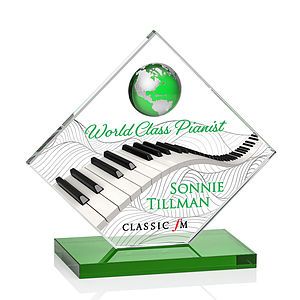 Ferrand VividPrint™ Award - Green/Silver