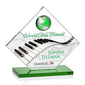 Ferrand VividPrint™ Award - Green/Silver