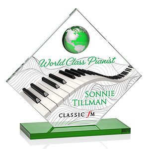 Ferrand VividPrint™ Award - Green/Silver