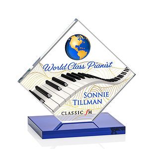 Ferrand VividPrint™ Award - Blue/Gold