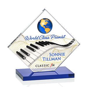 Ferrand VividPrint™ Award - Blue/Gold
