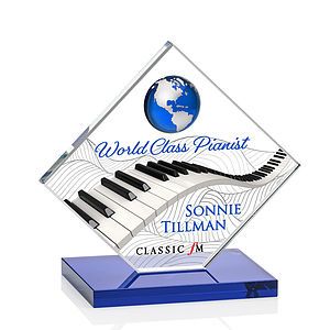 Ferrand VividPrint™ Award - Blue/Silver