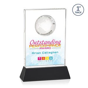 Ambassador VividPrint™ Award on Base - Black
