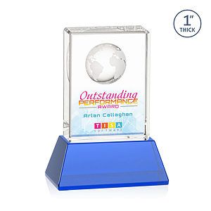 Ambassador VividPrint™ Award on Base - Sky Blue