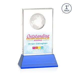 Ambassador VividPrint™ Award on Base - Sky Blue