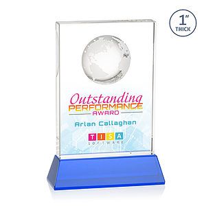 Ambassador VividPrint™ Award on Base - Sky Blue
