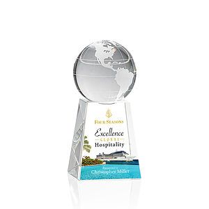 Globe on Tall Base VividPrint™ Award