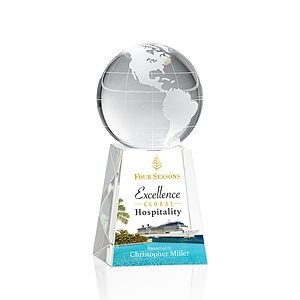 Globe on Tall Base VividPrint™ Award