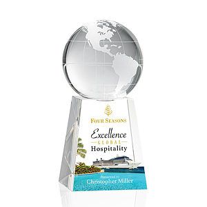 Globe on Tall Base VividPrint™ Award