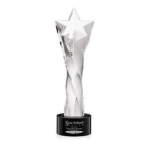 Arlington Star Award on Marvel Base - Black