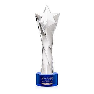Arlington Star Award on Marvel Base - Blue