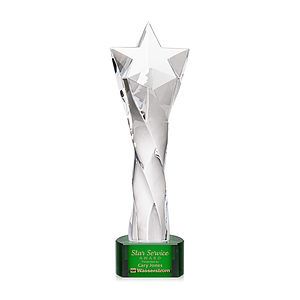 Arlington Star Award on Paragon Base - Green