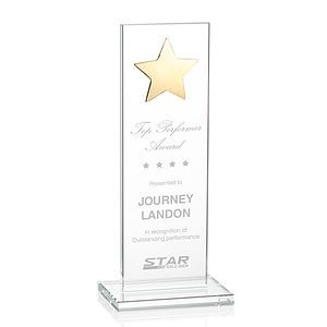 Dallas Star Award - Clear/Gold