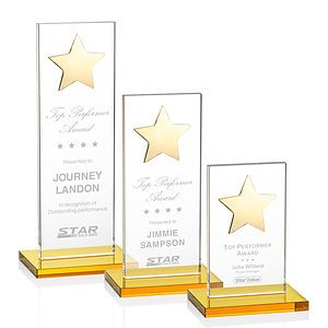Dallas Star Award - Amber/Gold