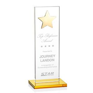 Dallas Star Award - Amber/Gold