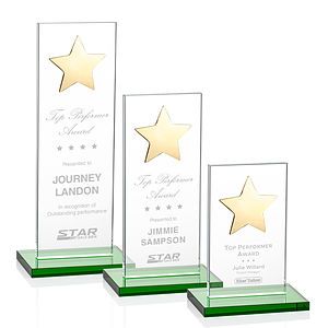 Dallas Star Award - Green/Gold 