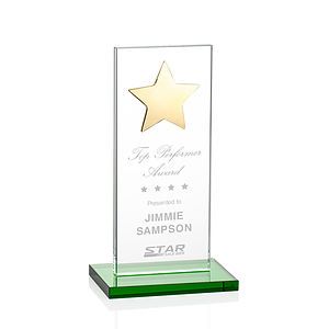 Dallas Star Award - Green/Gold 