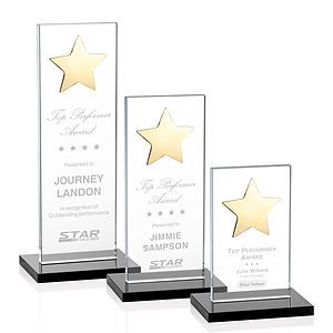 Dallas Star Award - Black/Gold