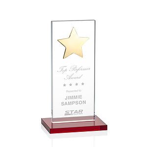 Dallas Star Award - Red/Gold 