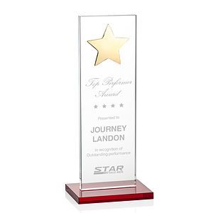 Dallas Star Award - Red/Gold 