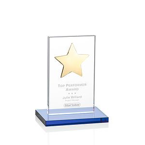 Dallas Star Award - Sky Blue/Gold 