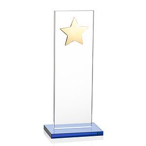 Dallas Star Award - Sky Blue/Gold 