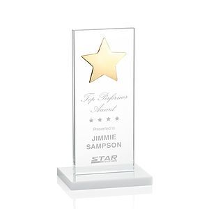 Dallas Star Award - White/Gold