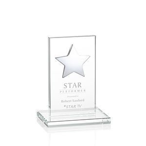 Dallas Star Award - Clear/Silver 