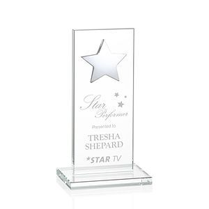 Dallas Star Award - Clear/Silver 