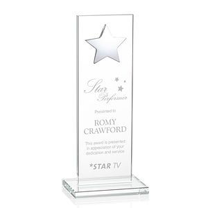 Dallas Star Award - Clear/Silver 