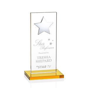 Dallas Star Award - Amber/Silver