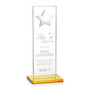 Dallas Star Award - Amber/Silver