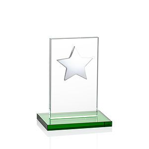 Dallas Star Award - Green/Silver