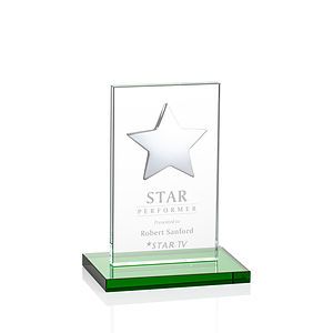 Dallas Star Award - Green/Silver
