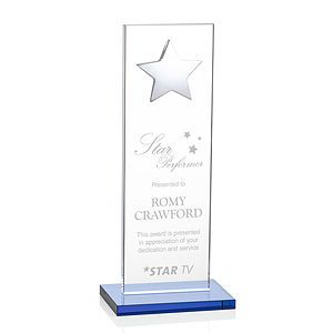 Dallas Star Award - Sky Blue/Silver